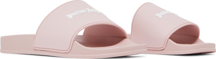 Palm Angels Wmns Pool Slider Essential Logo   Pink