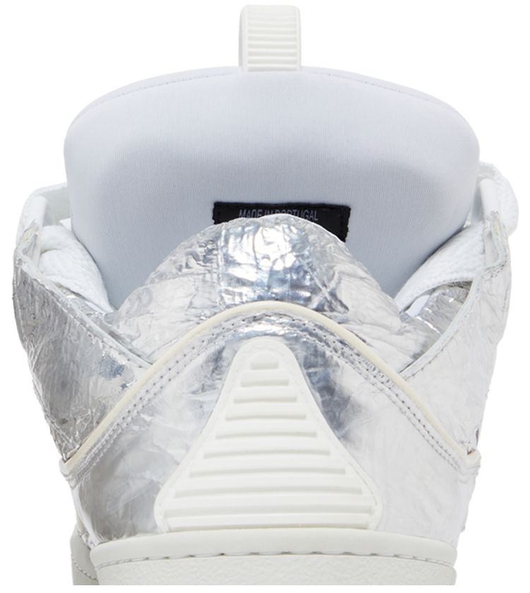 Lanvin Curb Sneaker Metallic Effect   Silver