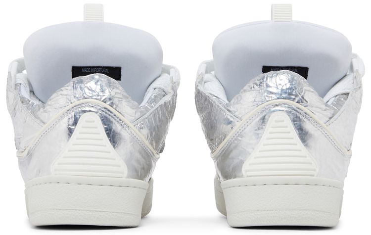 Lanvin Curb Sneaker Metallic Effect   Silver