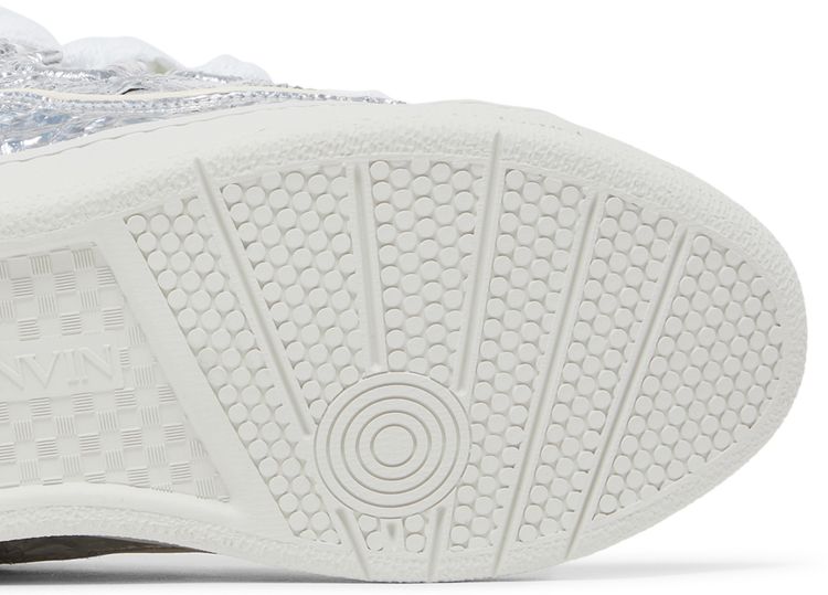 Lanvin Curb Sneaker Metallic Effect   Silver