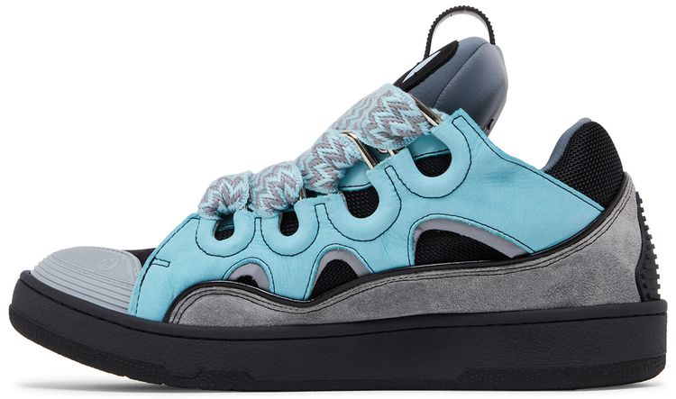 Lanvin Curb Sneakers Light Blue Anthracite