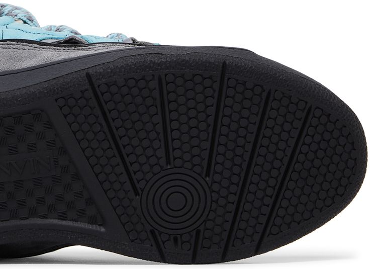Lanvin Curb Sneakers Light Blue Anthracite