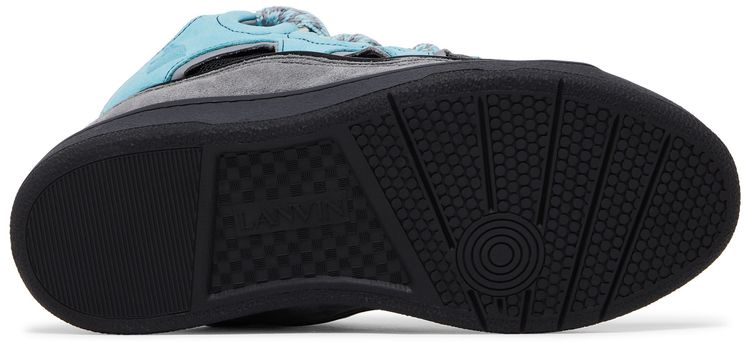 Lanvin Curb Sneakers Light Blue Anthracite