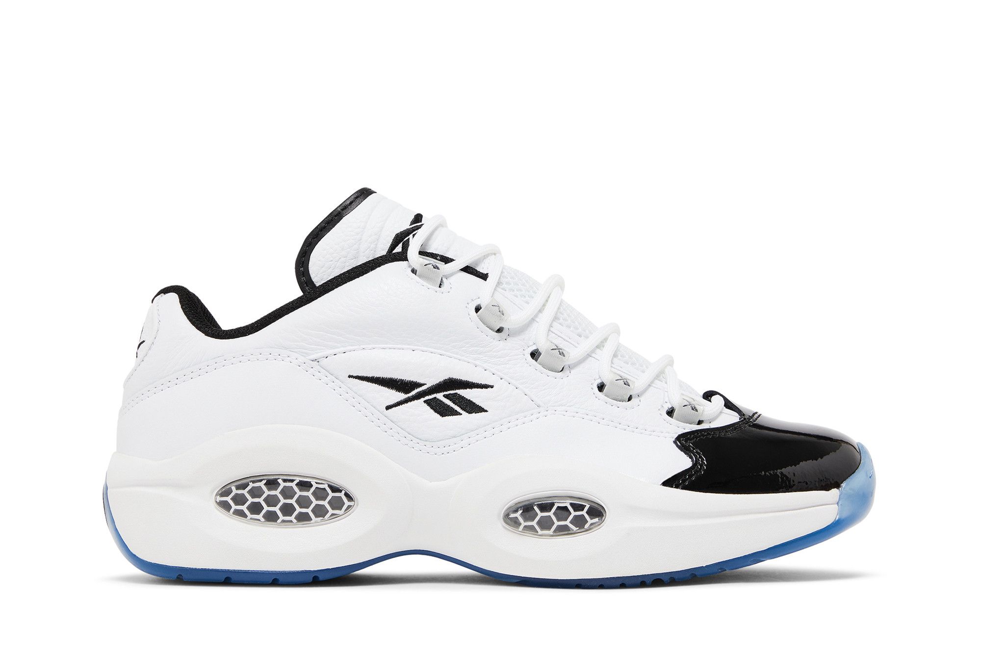 black and white questions reebok