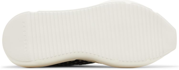 Rick Owens EDFU DRKSHDW Vegan Leather Eyelet Abstract Low Black Milk