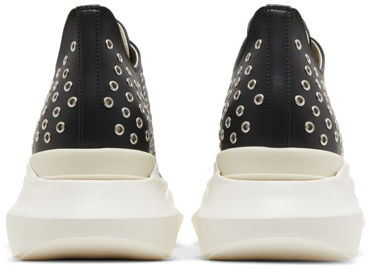 Rick Owens EDFU DRKSHDW Vegan Leather Eyelet Abstract Low Black Milk