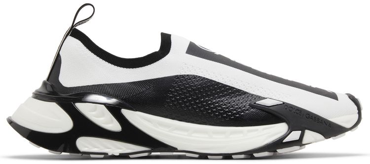 Dolce  Gabbana Stretch Mesh Fast Sneaker White Black