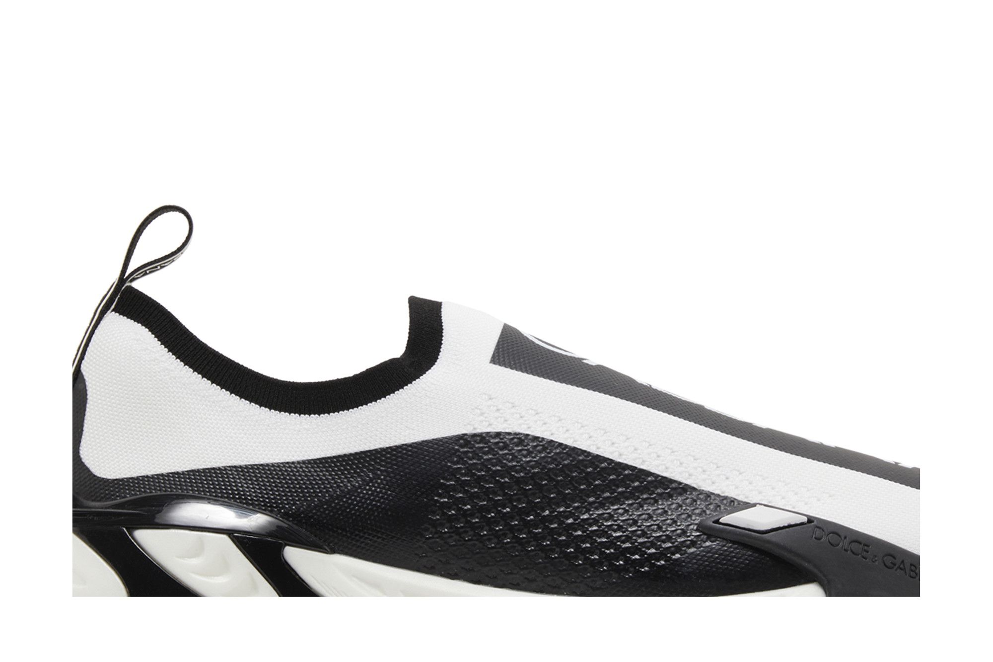 Buy Dolce & Gabbana Stretch Mesh Fast Sneaker 'White Black