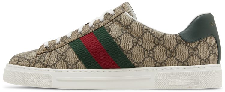Gucci Ace GG Crystal Canvas   Beige