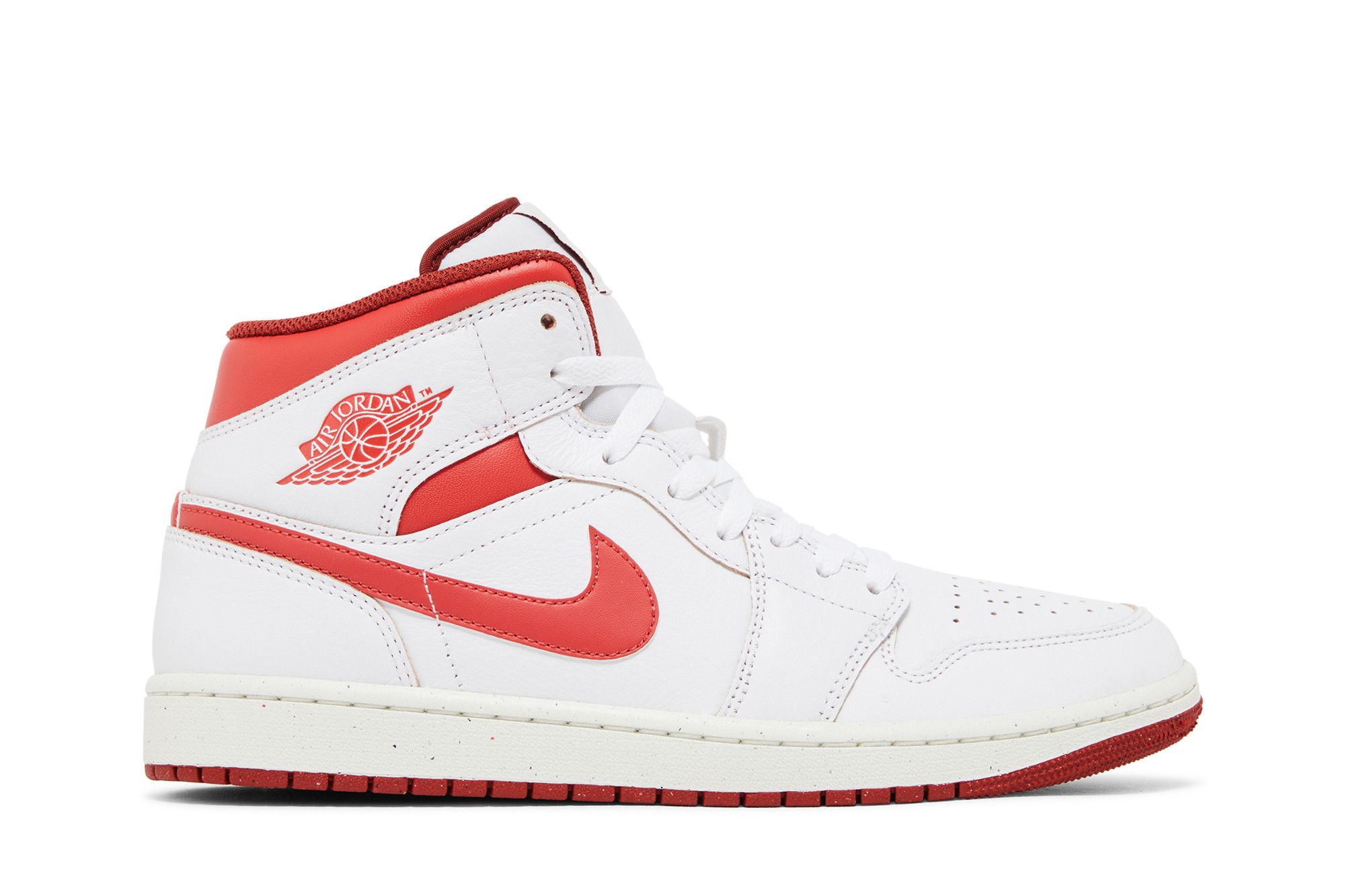 Achetez des Air Jordan 1 Mid SE White Dune Red FJ3458 160 GOAT FR