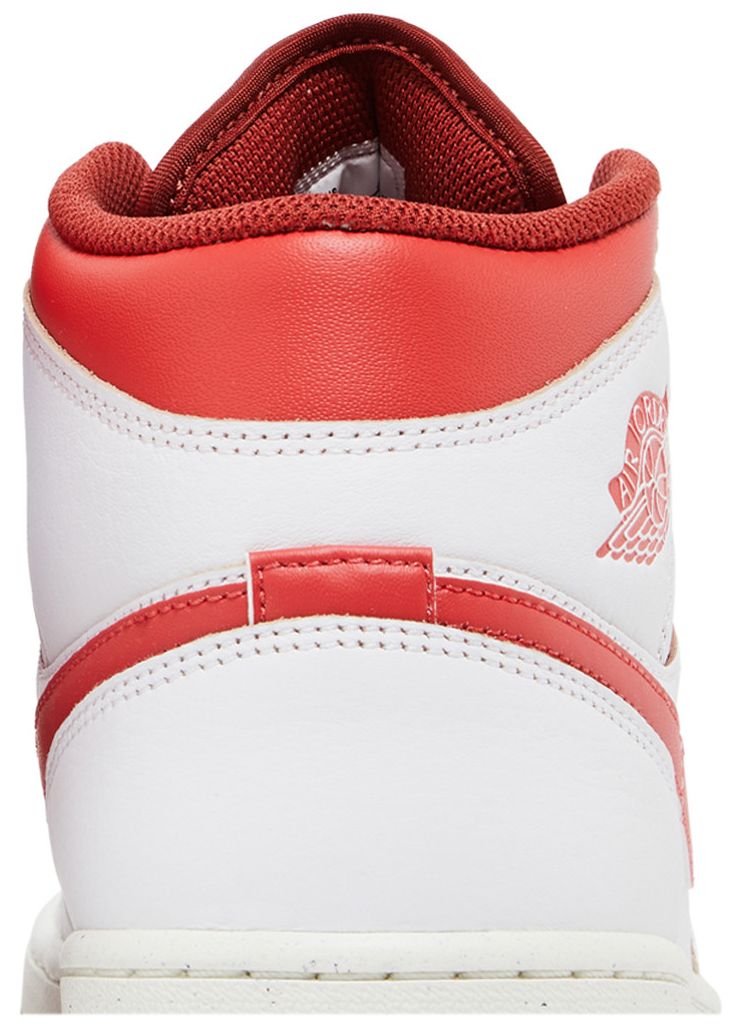 Air Jordan 1 Mid SE White Dune Red