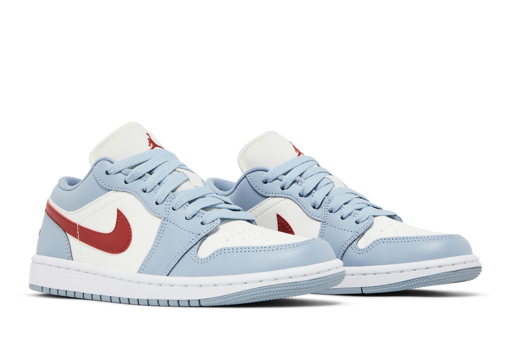 Buy Wmns Air Jordan 1 Low 'Blue Whisper Dune Red' - DC0774 Buy Wmns Air Jordan 1 Low 'Blue Whisper Dune Red' - DC0774