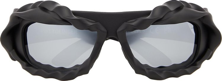 Ottolinger Twisted Sunglasses 'Black/Mirror'