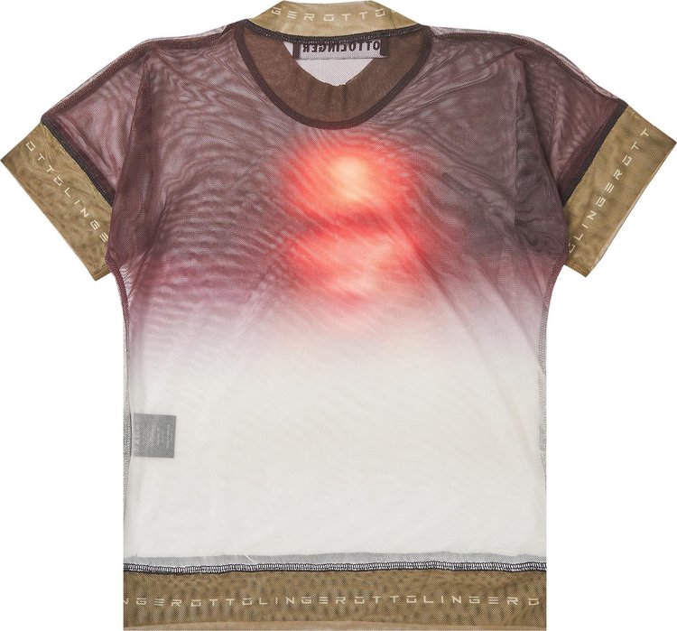 Ottolinger Mesh T Shirt Face Print