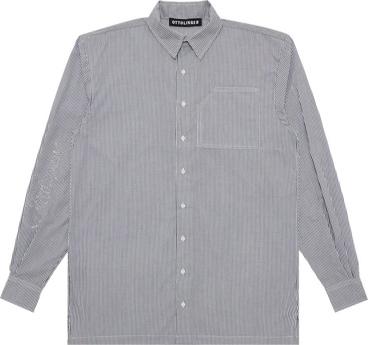 Ottolinger Oversized Shirt 'Grey/White Stripe'