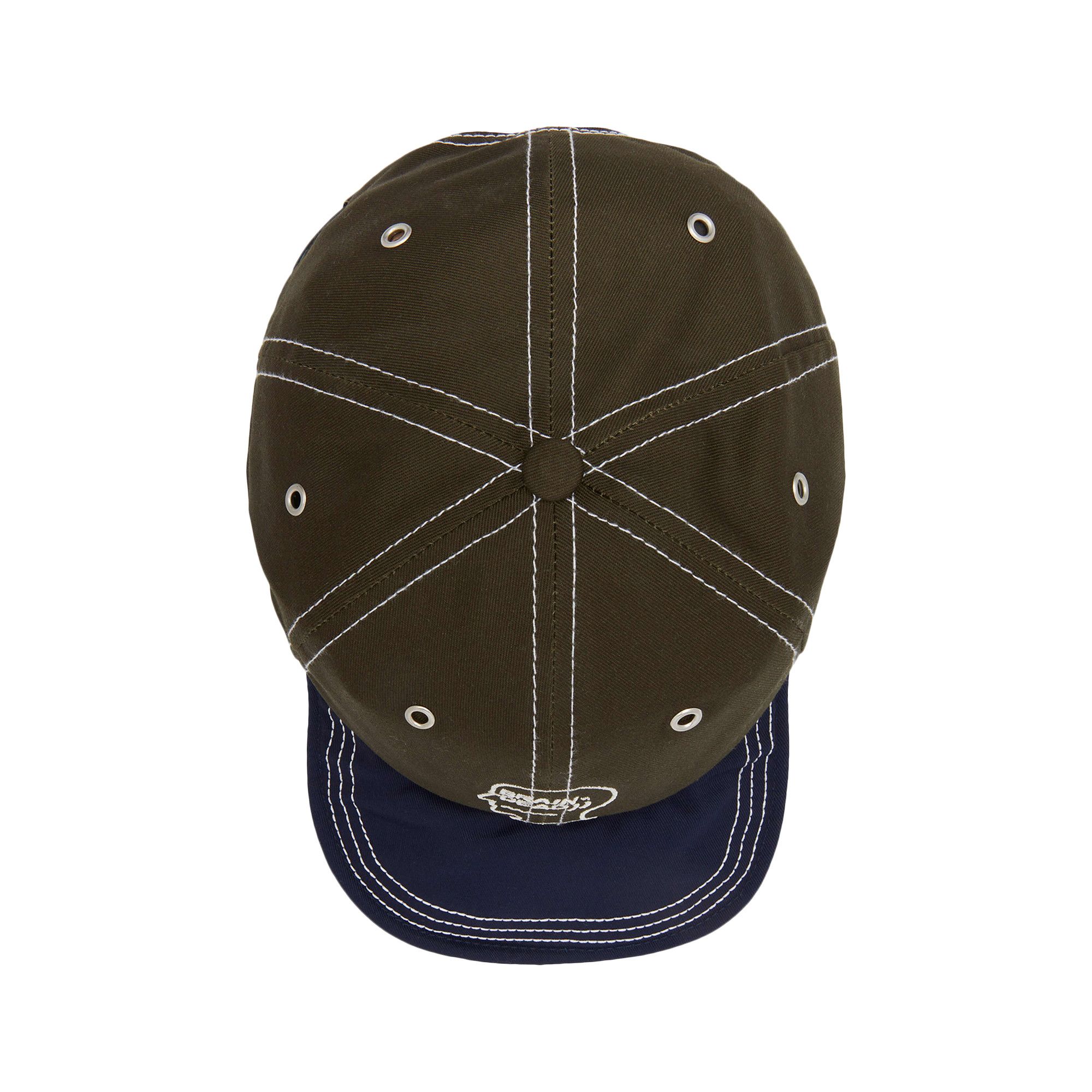 Buy Brain Dead Wire Brim 6 Panel Hat 'Forest Green