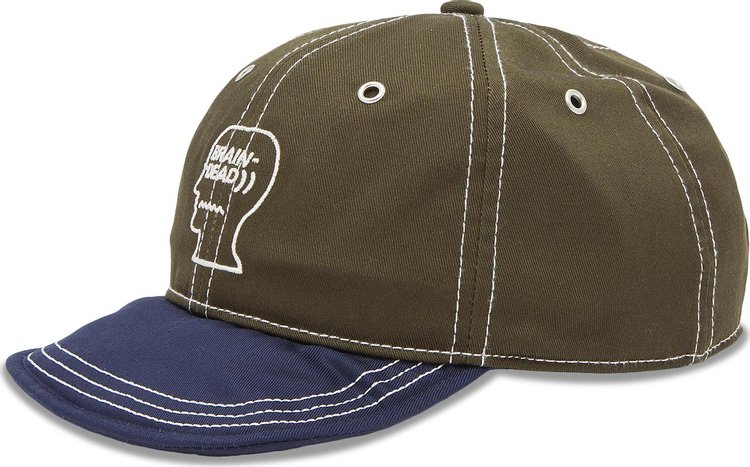 Brain Dead Wire Brim 6 Panel Hat Forest Green