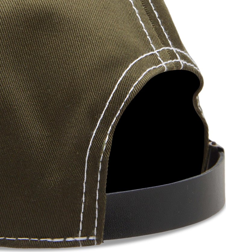 Brain Dead Wire Brim 6 Panel Hat Forest Green