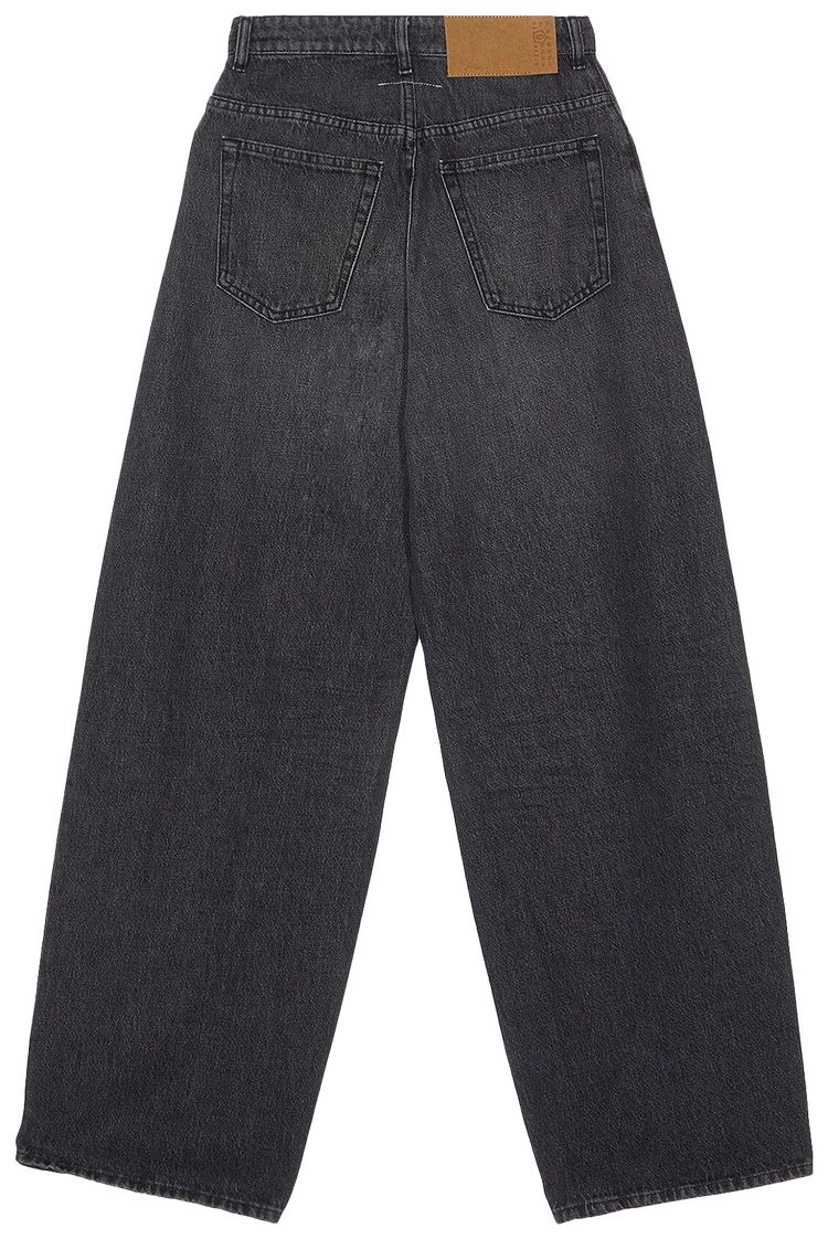 MM6 Maison Margiela Denim Raw Trousers Grey