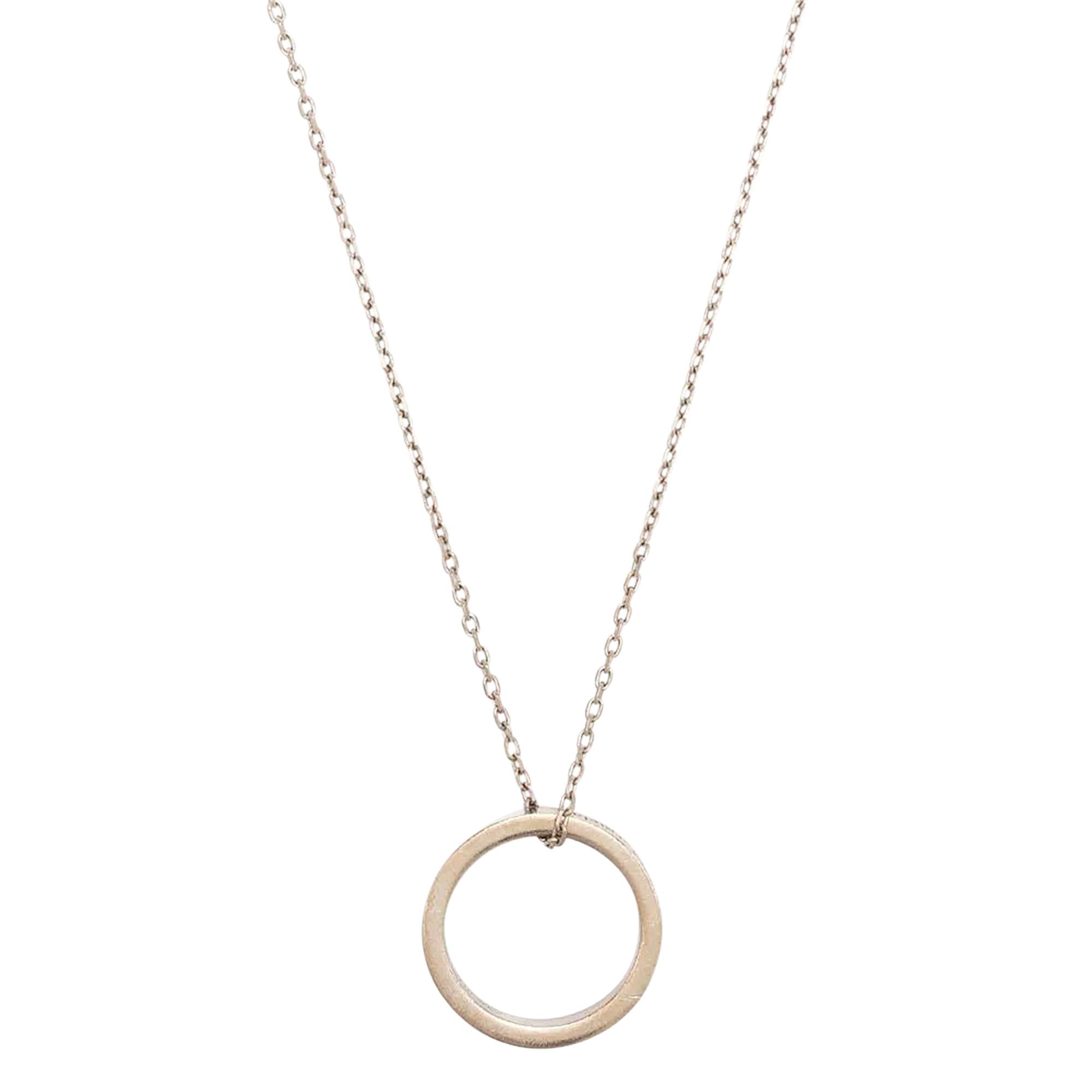 MAISON MARGIELA｜JEWERLY (SM1UU0035 SV0158 951) Necklace Maison Margiela Logo Ring Necklace SM1UU0035-SV0158