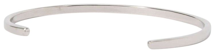 MM6 Maison Margiela Logo Bangle Silver
