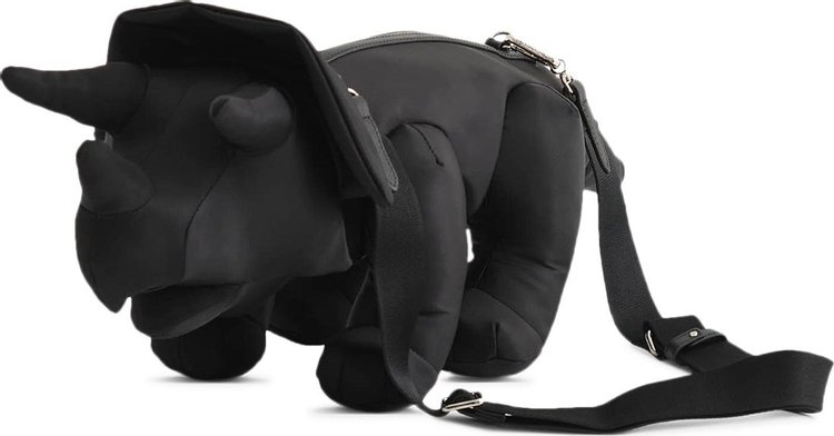 Maison Mihara Yasuhiro Triceratops Bag Black