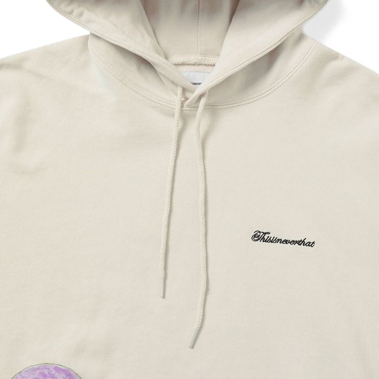 thisisneverthat Surfing Skull Hoodie Natural