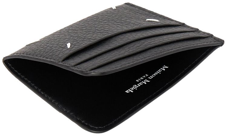 MM6 Maison Margiela Four Stitch Card Holder Black