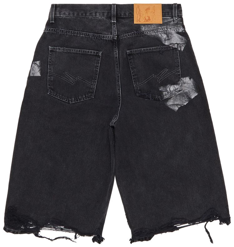 Martine Rose Jean Short Black WashGaffer Tape