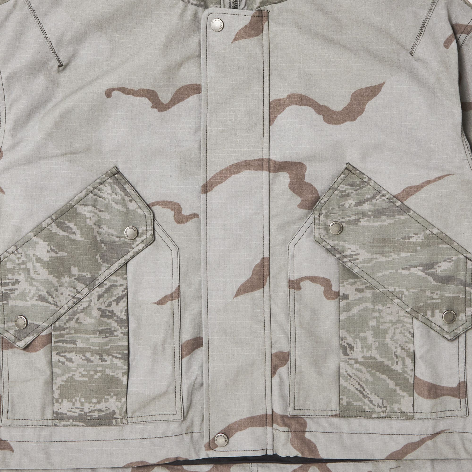 Buy Marine Serre Regenerated Camo Bomber Jacket 'Dark Grey