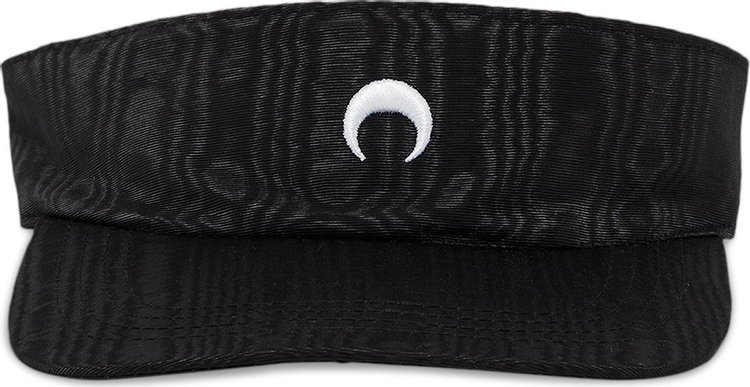 Marine Serre Regenerated Moire Visor Black