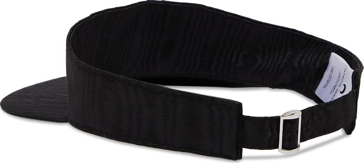 Marine Serre Regenerated Moire Visor Black