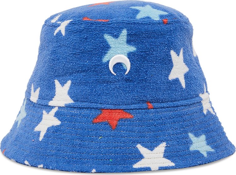 Marine Serre Regenerated Jersey Jacquard Towels Bucket Hat 'Multicolor'