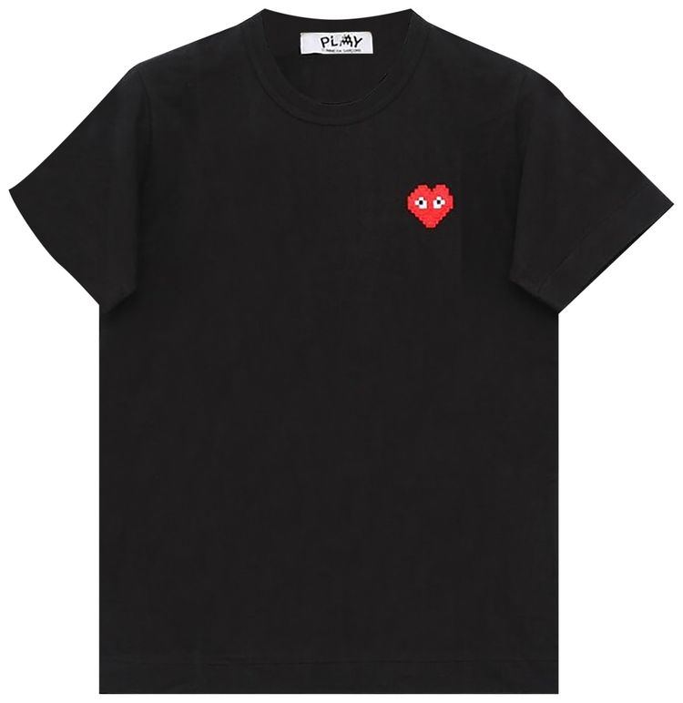 Comme des Garcons PLAY Short Sleeve Black