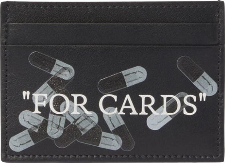 Off-White Quote Bookish Card Case X-Ray 'Black/White'