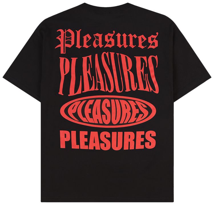 Pleasures Stack T Shirt Black