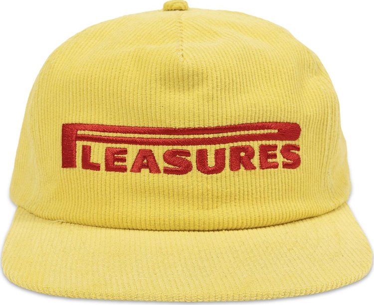 Pleasures Pit Stop Corduroy Hat 'Yellow'