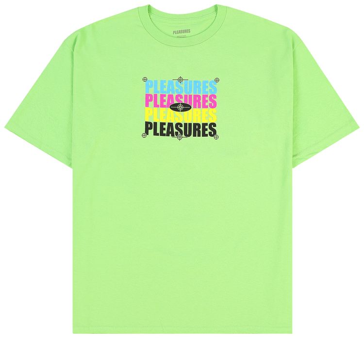 Pleasures CMYK T Shirt Lime