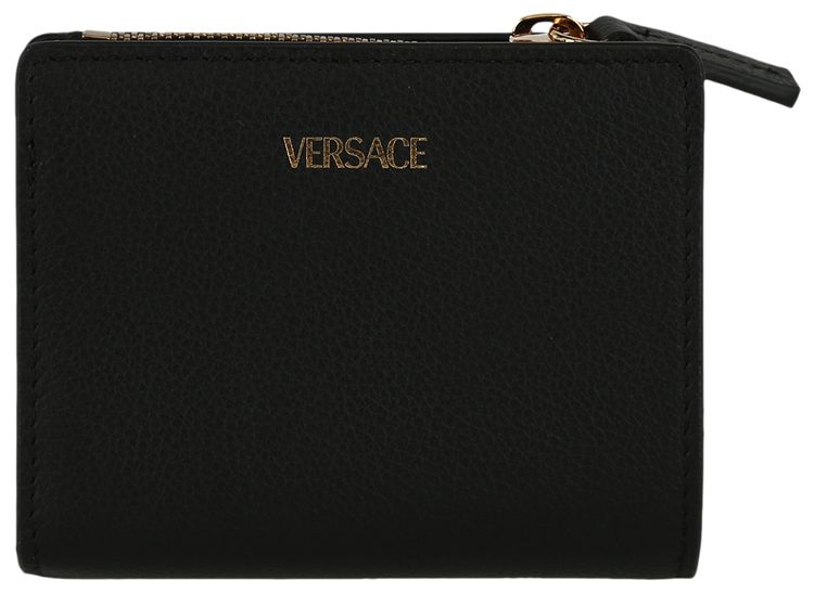 Versace La Medusa Leather Wallet Black