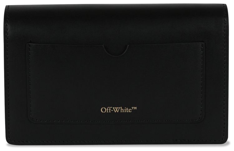 Off White Jitney 05 Quote Shoulder Bag BlackWhite