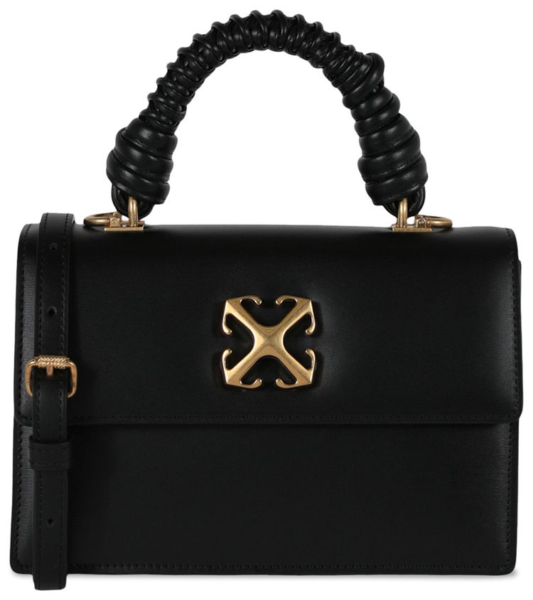Off White Jitney 14 Top Handle Black