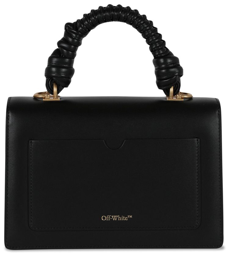 Off White Jitney 14 Top Handle Black