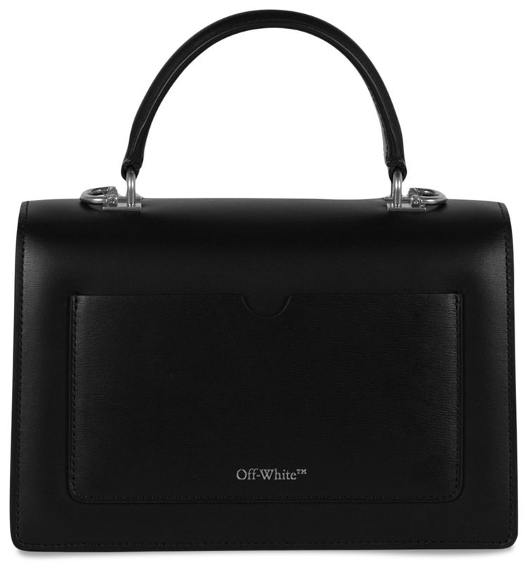 Off White Jitney 14 Top Handle Black