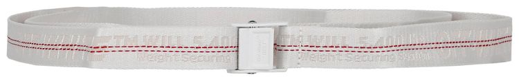 Off White Mini Industrial Belt White