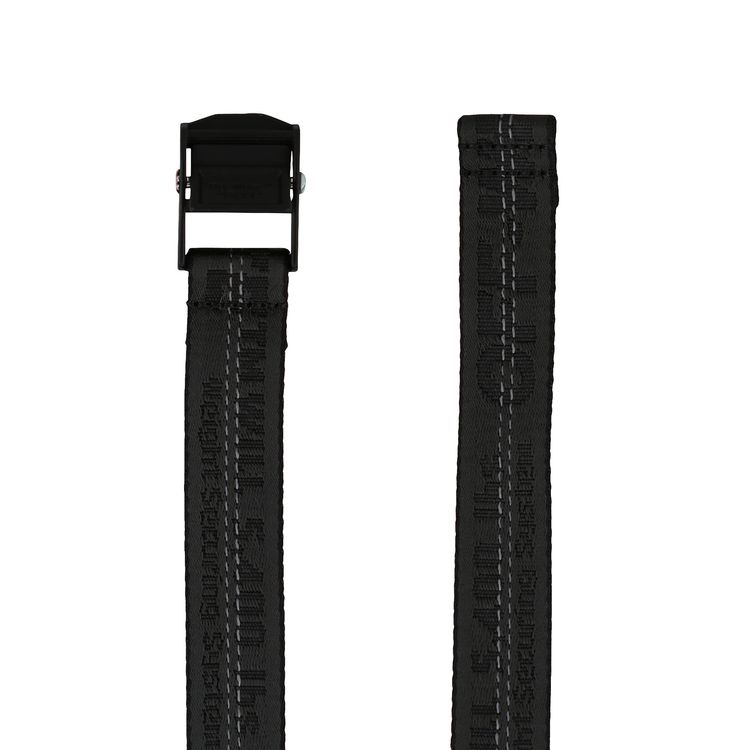 Off White Mini Industrial Belt Black