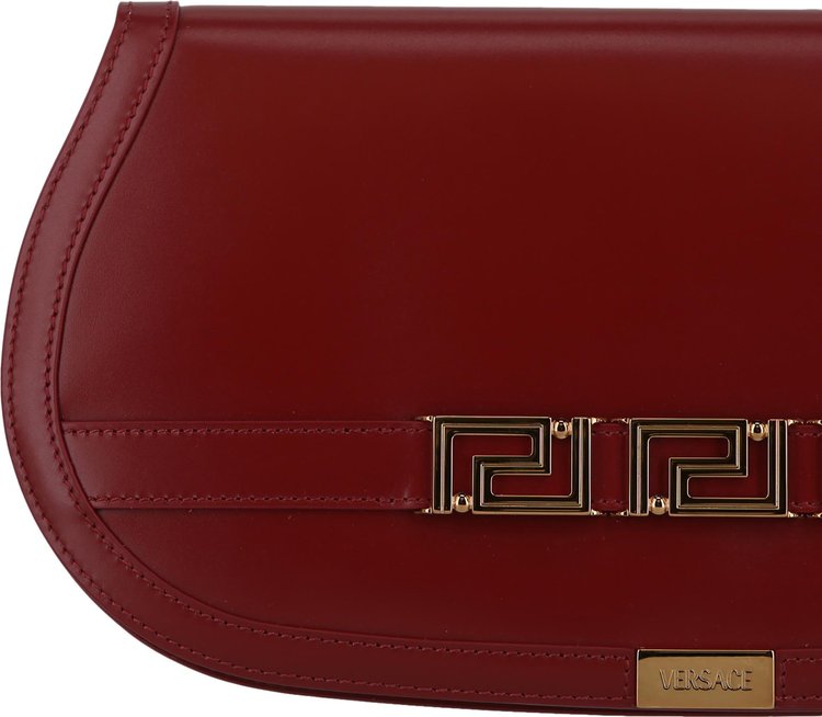 Versace Greca Goddess Clutch RedGold