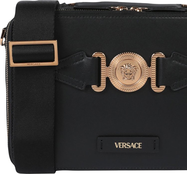 Versace Medusa Biggie Messenger Bag BlackGold