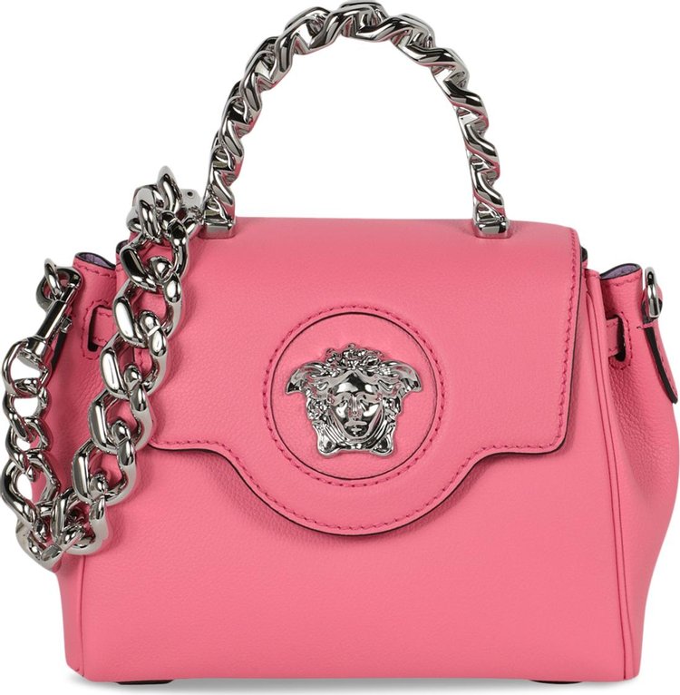 Versace La Medusa Small Handbag 'Flamingo'