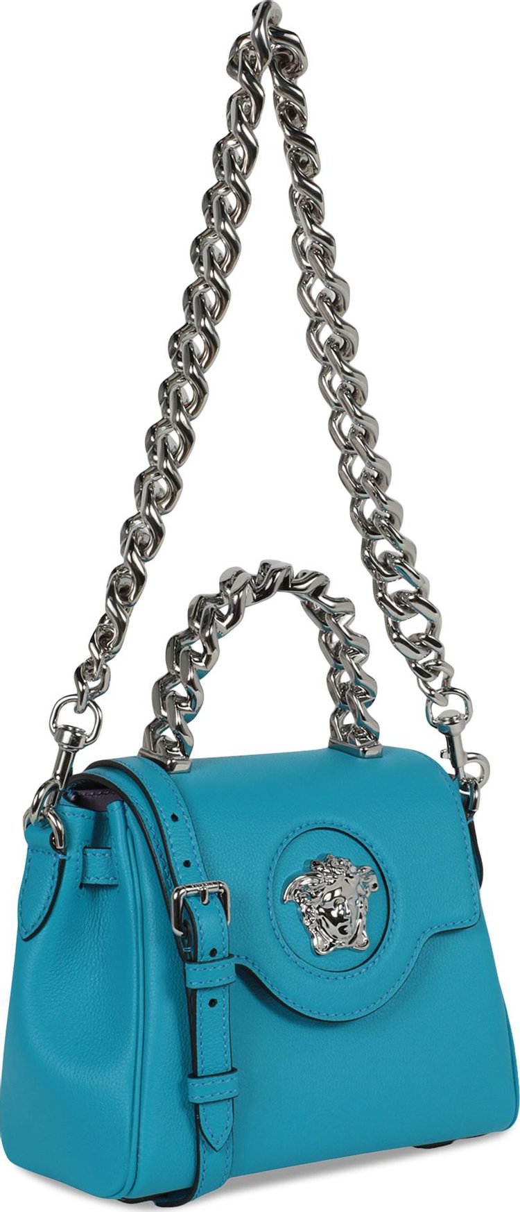 Versace La Medusa Small Handbag Blue