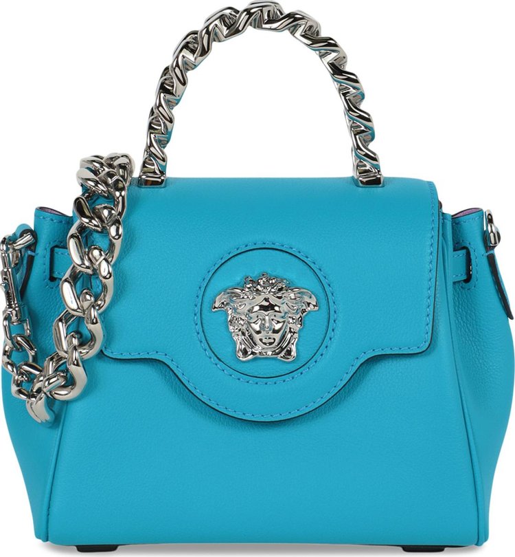 Versace La Medusa Small Handbag Blue